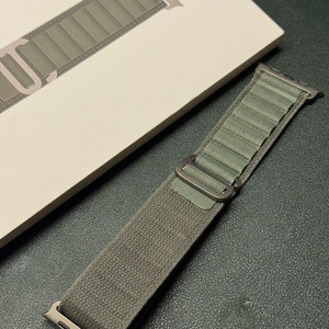 애플워치 49mm 그린 알파인 루프 M