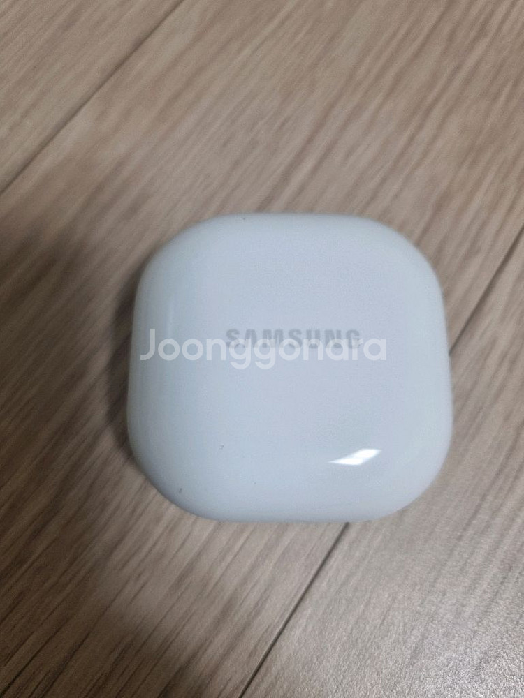 갤럭시 버즈 FE 왼쪽 유닛과 충전 케이스--2