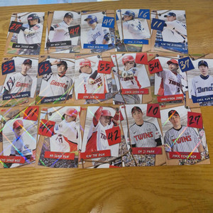 2025 kbo 퍼즐카드 일괄 (글숙지)