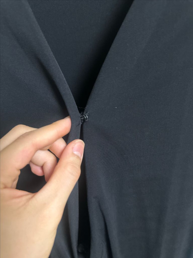 DVF 다이앤본퍼스텐버그 블랙 랩원피스--5