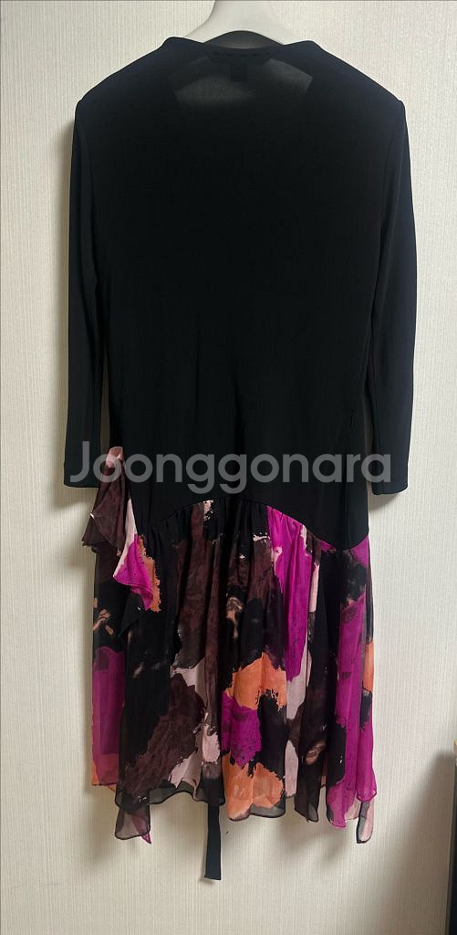 DVF 다이앤본퍼스텐버그 블랙 랩원피스--3