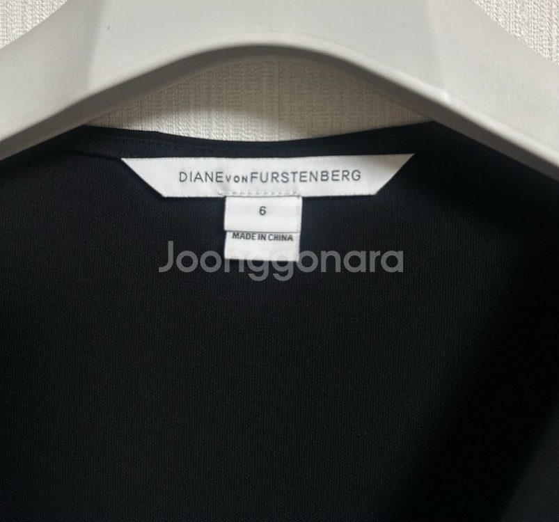 DVF 다이앤본퍼스텐버그 블랙 랩원피스--4
