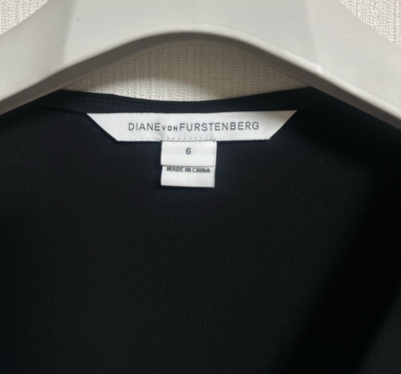 DVF 다이앤본퍼스텐버그 블랙 랩원피스--4