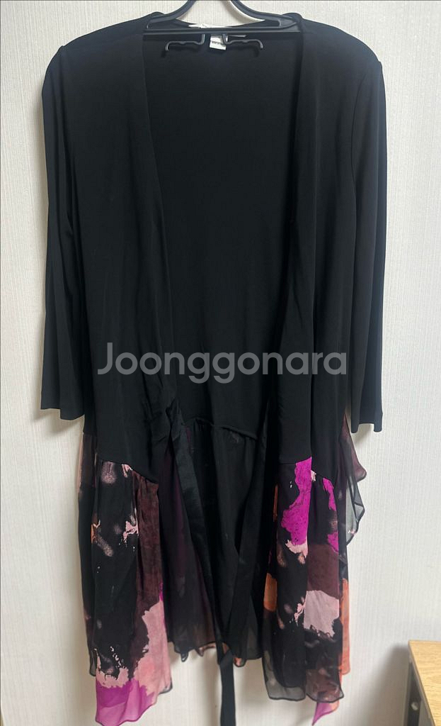 DVF 다이앤본퍼스텐버그 블랙 랩원피스--6
