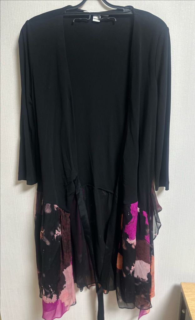 DVF 다이앤본퍼스텐버그 블랙 랩원피스--6