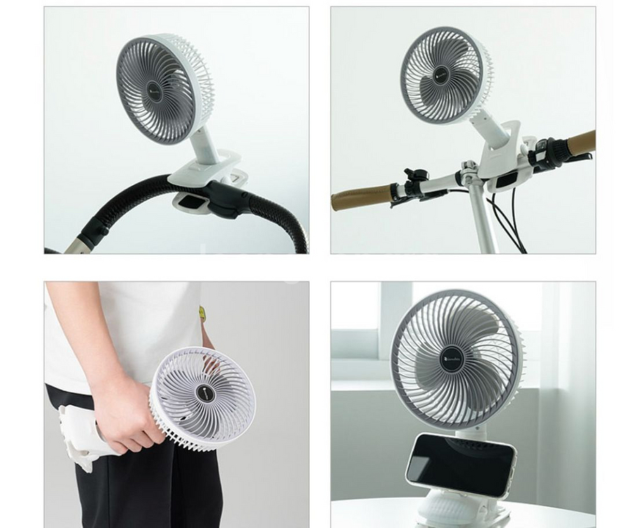 (새상품)로렌힐스 3in1 집게형 선풍기--8