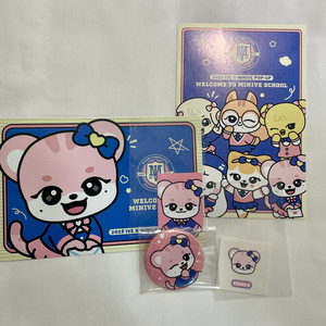 미니브 이랑이 특전 세트 이서 엽서 띠부씰 증사 핀뱃지
