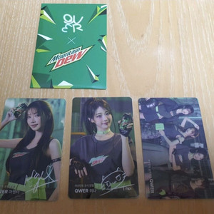 QWER 마운틴듀 포토카드