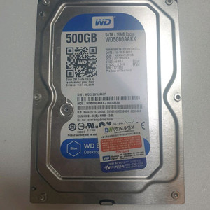 WD 500GB HDD 3.5인치