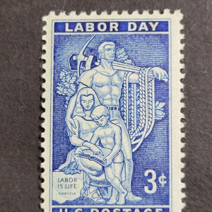 (미국우표)1956년 노동절기념 우표Labor Day