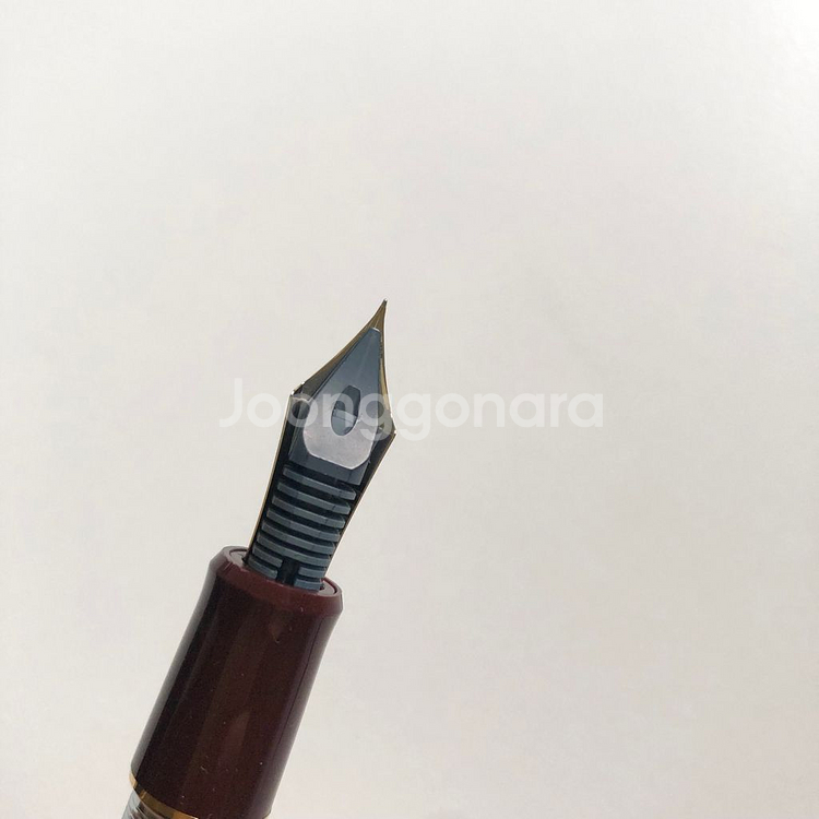 파이롯트 만년필 커스텀 743 14K EF 딥레드--4