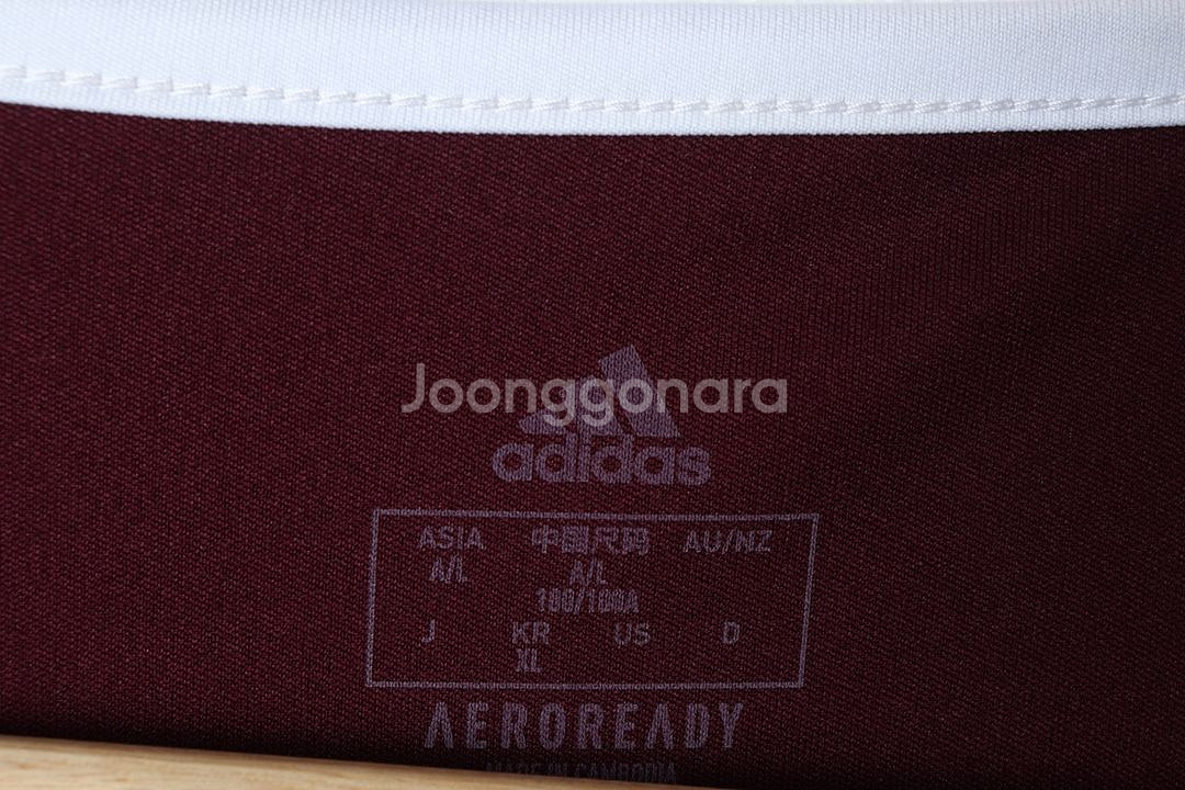 (XL) 아디다스 반팔 티셔츠 기능성 버건디 올드스쿨--5