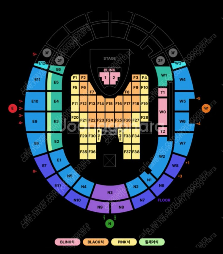 블랙핑크 고양 콘서트 7월6일(일) 막공 n9 연석--0