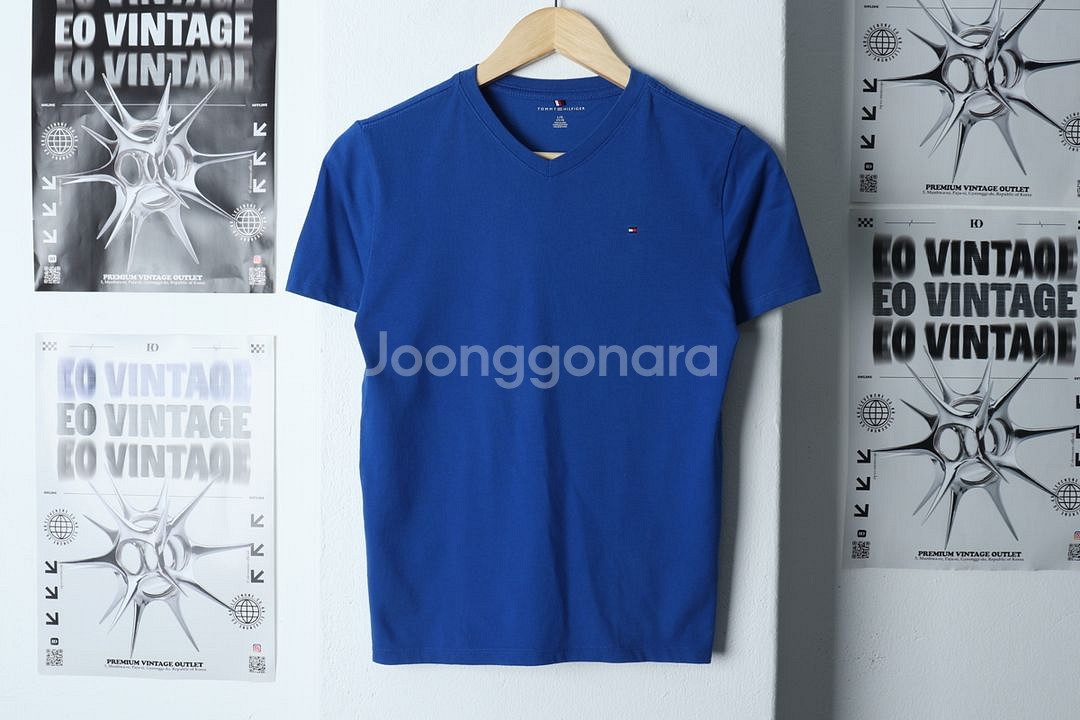 (F) 타미힐피거 반팔 티셔츠 아동 키즈 브이넥--2