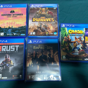 ps4게임 5장 (무료배송)판매합니다
