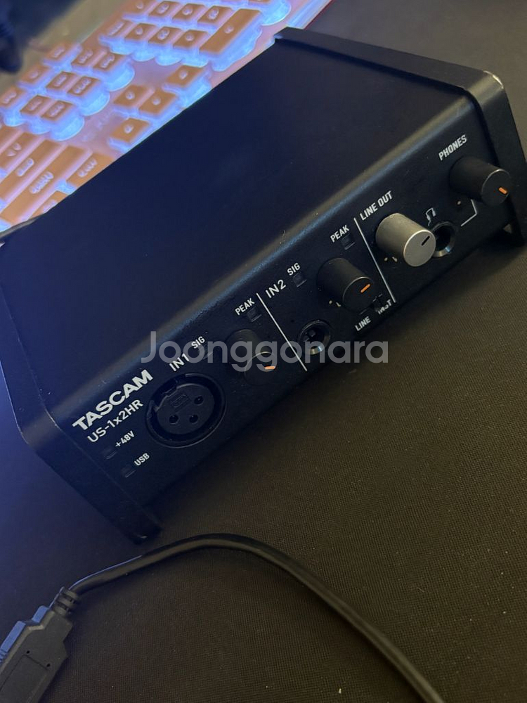 타스캠 TASCAM US-1x2HR 오디오 인터페이스--0