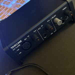 타스캠 TASCAM US-1x2HR 오디오 인터페이스