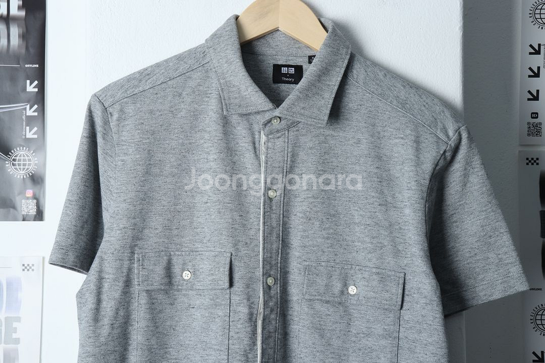 (XL) 브랜드빈티지 반팔셔츠 남방 유니클로 띠어리--3