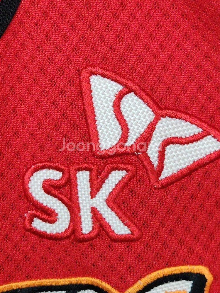 (M) SK 와이번스 야구져지 반팔 박정권 마킹 유니폼--3