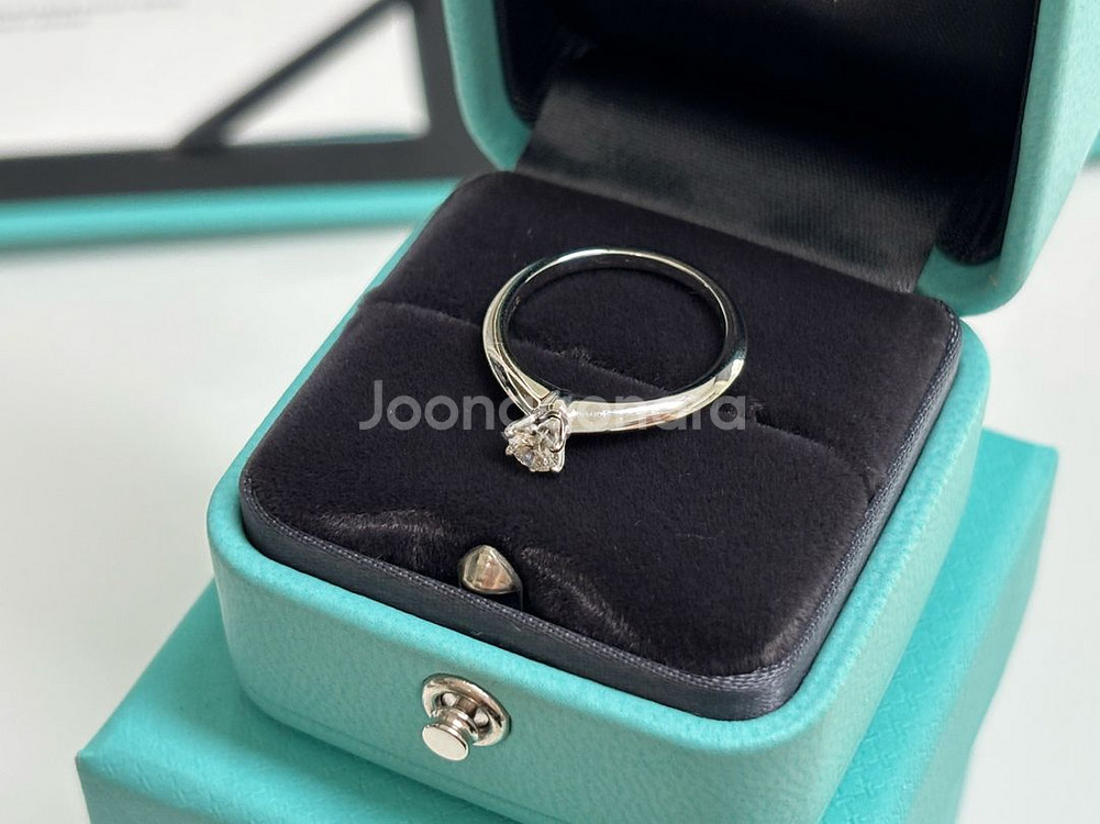 정품 티피니앤코 0.20ct 프로포즈링 다이아반지--1