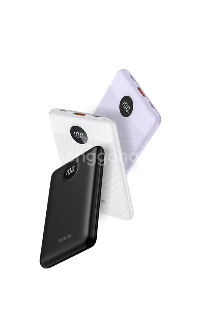 (미개봉)코끼리 10000mAh 보조배터리 미니 슬림--0