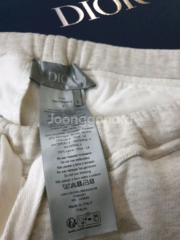 디올 X 데님티어스 정품 디올티어스 조거팬츠--5