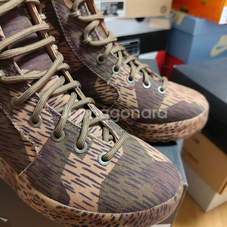 41 이지 시즌6 밀리터리 카모 부츠--5