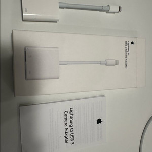 Apple 정품 라이트닝 USB3 카메라 어댑터