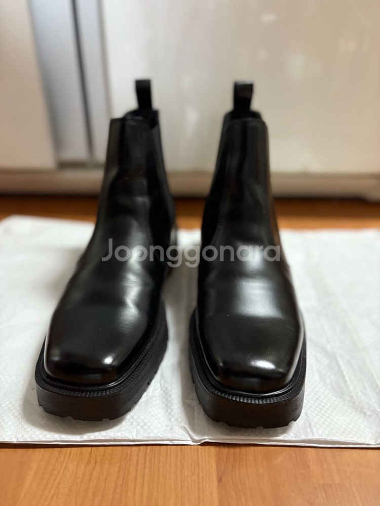 블랙 첼시 부츠(260/255) 두 개--0