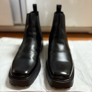 블랙 첼시 부츠(260/255) 두 개