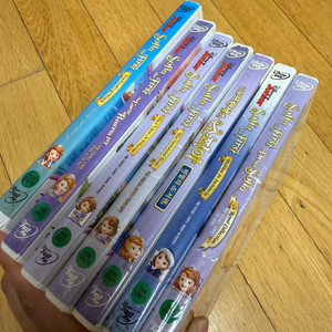 디즈니 소피아 영어 DVD 7개