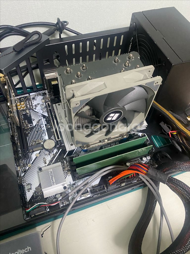 텍포)asrock b760m +쿨러 + DDR5 16g--0