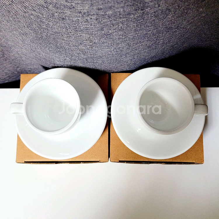 누보 에스프레소잔 & 받침대 2세트 / 커피잔 75ml--3