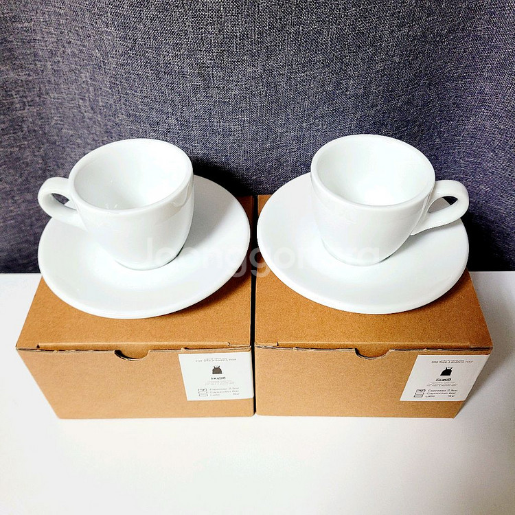 누보 에스프레소잔 & 받침대 2세트 / 커피잔 75ml--2
