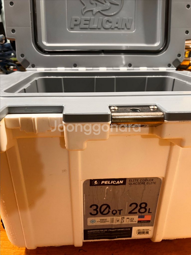 펠리칸 엘리트 쿨러 30QT-31L / 화이트-그레이--3