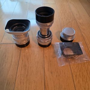 라이카 주마론 28mm, 비오곤 35mm, 엘마 90