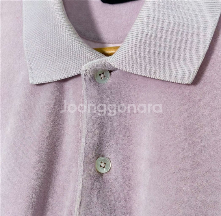 52] 톰포드 테리 코튼 폴로 카라 반팔 티셔츠 라벤더--3