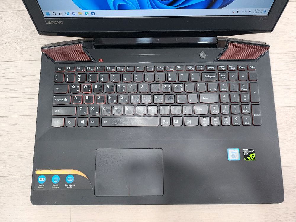 레노버 노트북 y700-15isk i7 6700HQ--7