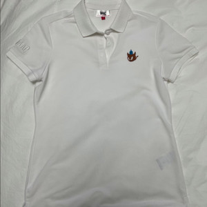 WAAC 왁 여성 반팔 폴로티 화이트 1사이즈 새상품