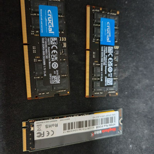 노트북용 미니pc용 램 ssd팝니다