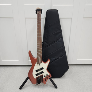 헥스 헤드리스 5현 베이스기타 NB505 메탈릭로즈골드