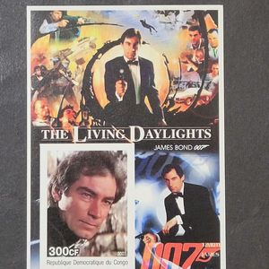 2003년 007영화 제임스본드기념 우표The Livi