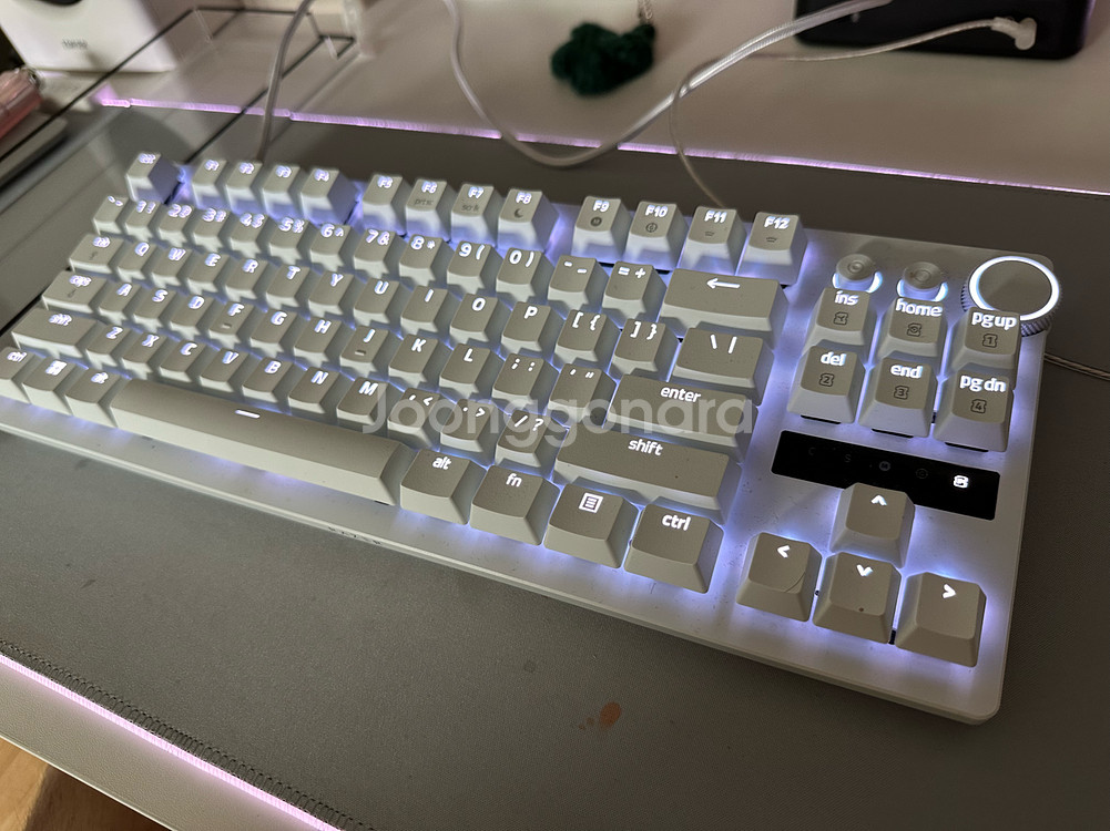 레이저 헌츠맨 v3 pro TKL 화이트 + 커버--0