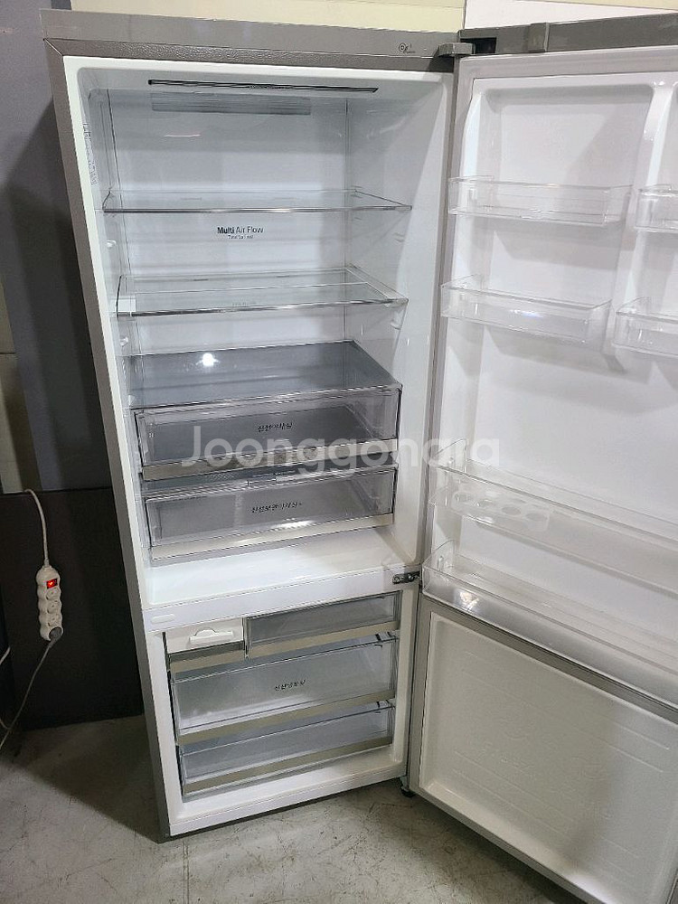 무료배송설치, 엘지 450리터급 슬림형냉장고 상냉장--3
