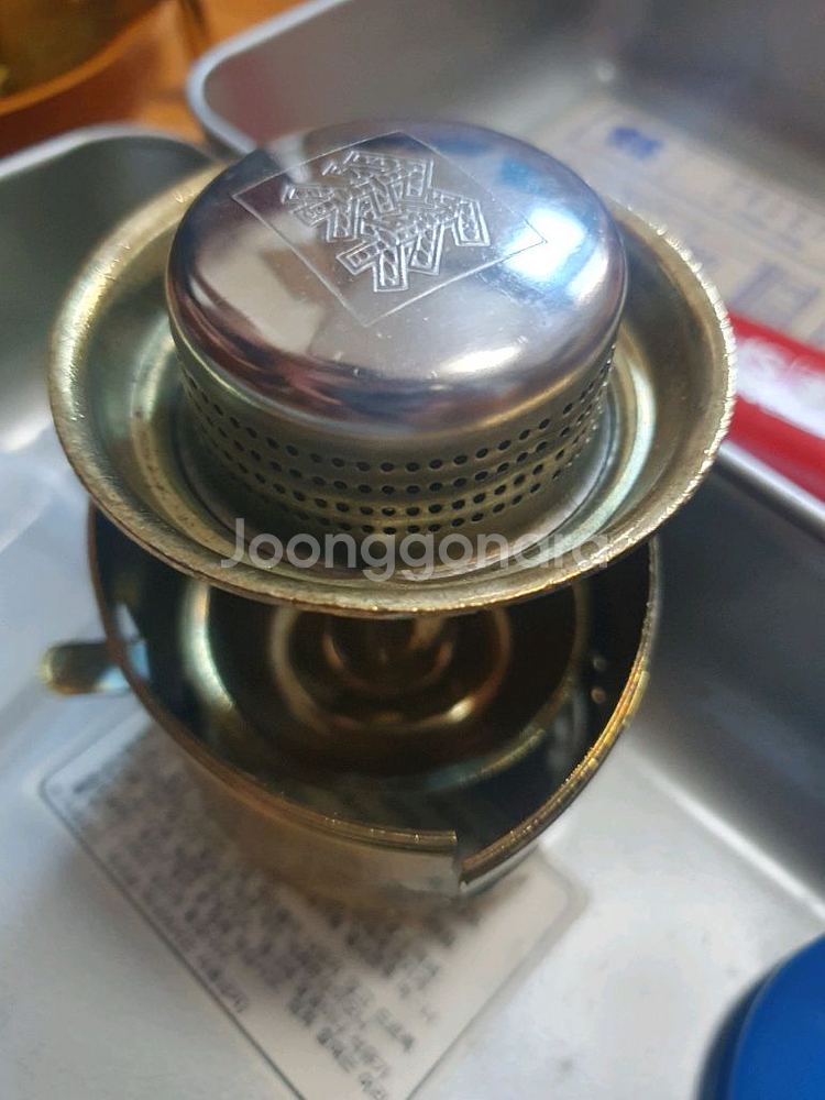 코오롱 캠핑스토브 황동 석유 버너 레트로 복고 감성 고--4