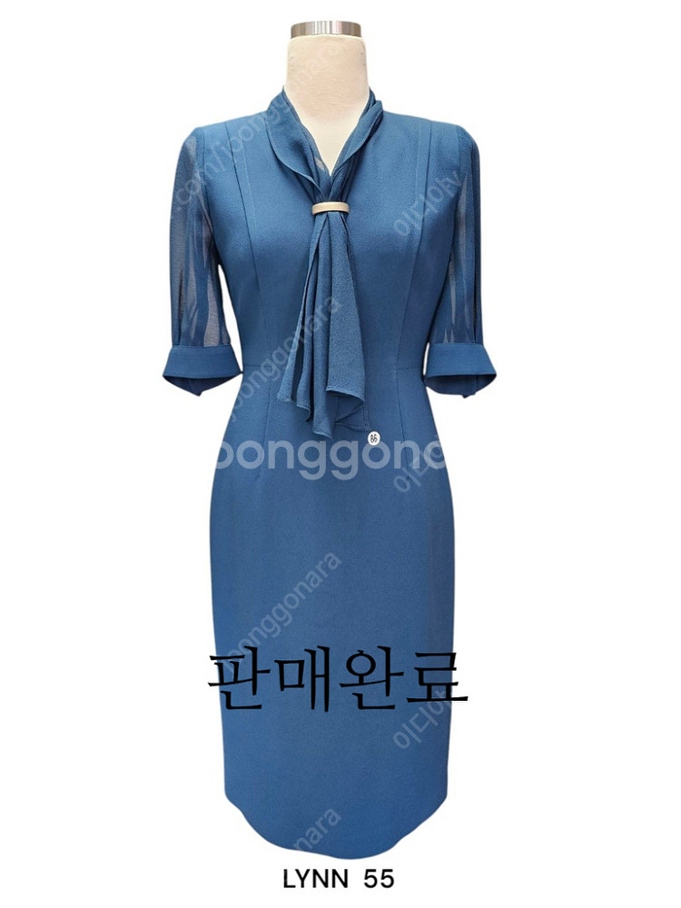 여성 아나운서,앵커 스타일의 원피스 (여름)--4