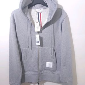 [새상품] 톰브라운 백삼선 후드집업 2Size gray