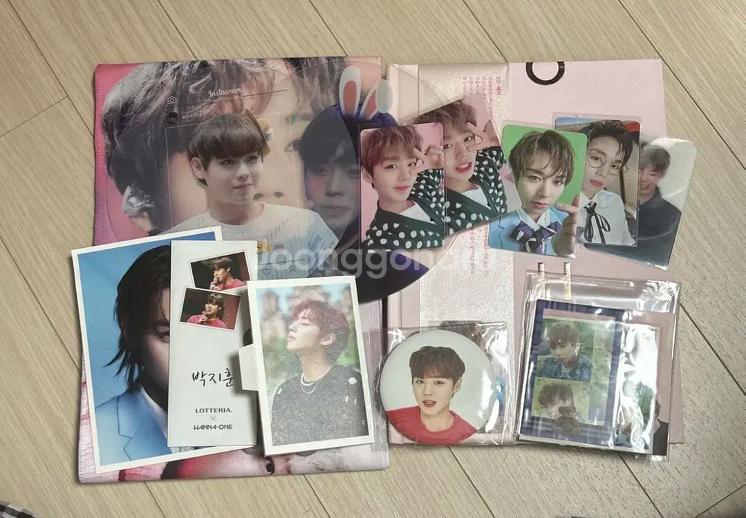 박지훈 포카 포토북 DVD 슬로건 부채 일괄 판매--0