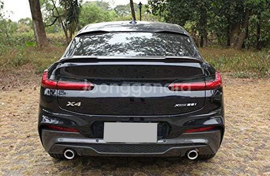 BMW X4 G02 블랙 카본 스포일러 X4M F98--4