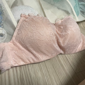 브라 레이스 연핑크
